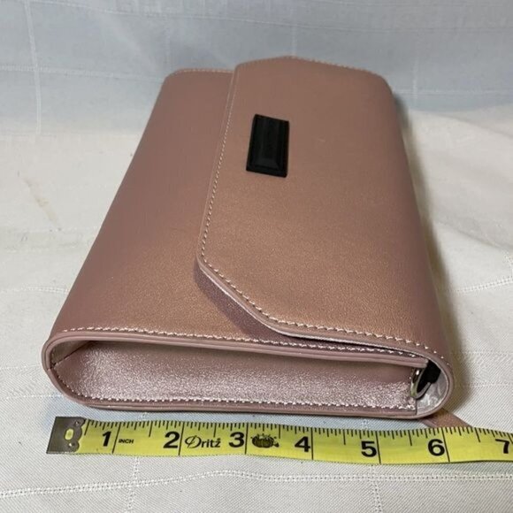 Kendall + Kylie Clutch Pink Lilac Blush Metallic Mini Bag Barbie sample - Picture 8 of 8